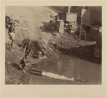 SAMUEL BOURNE (1834-1912), et alia A selection of 24 photographs of India and Ceylon.